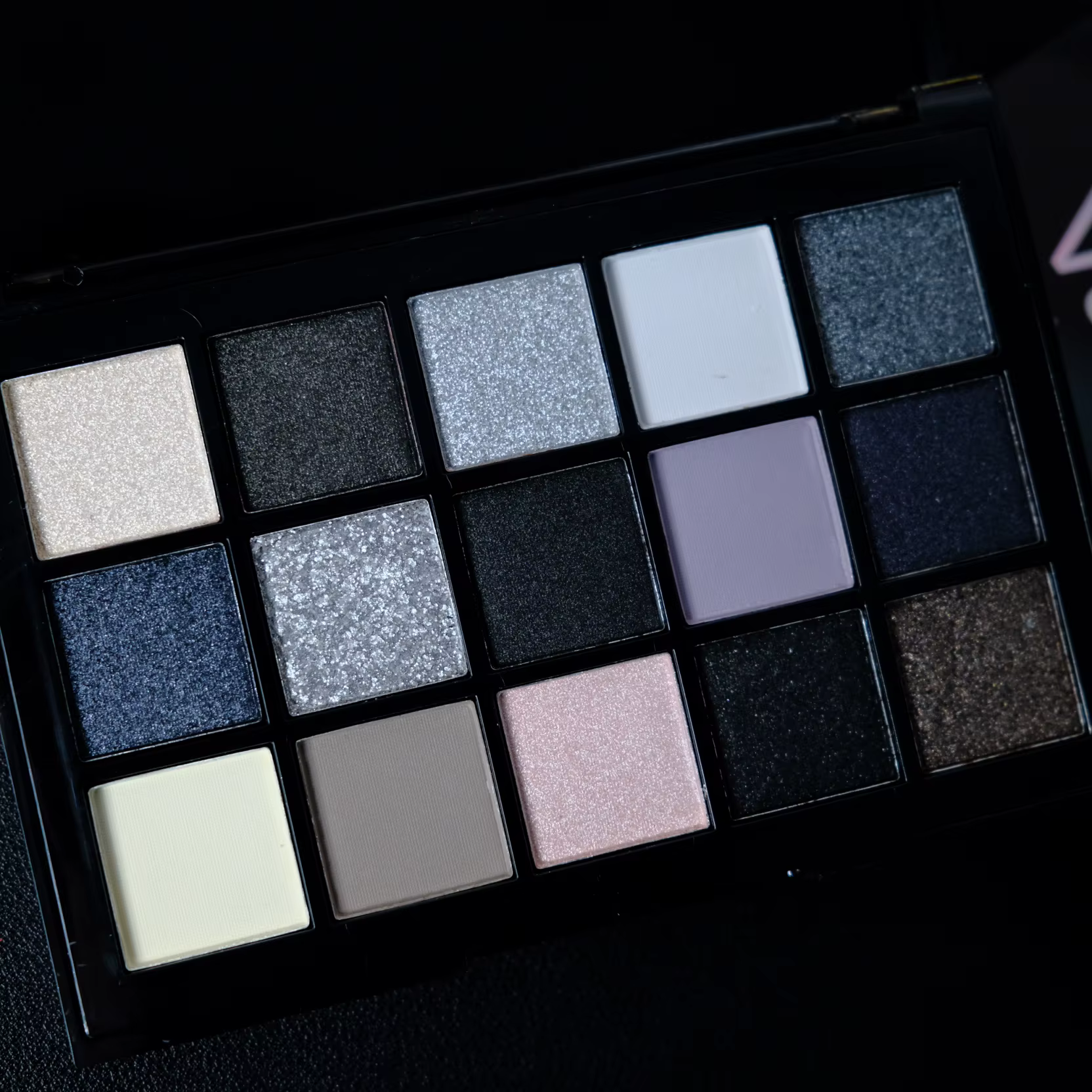 Palette de fards à paupières noirs Smokey, 15 couleurs, Style Punk, maquillage pour les yeux neutre,