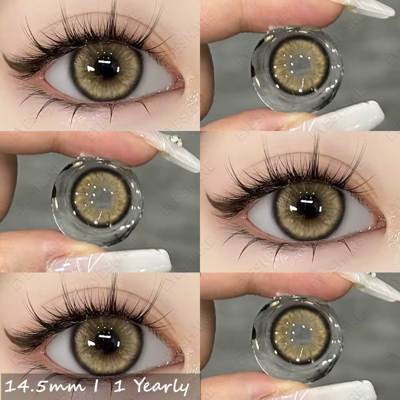 EYESHARE 1 paire de lentilles de contact de couleur naturelle pour les yeux lentilles de contact mar