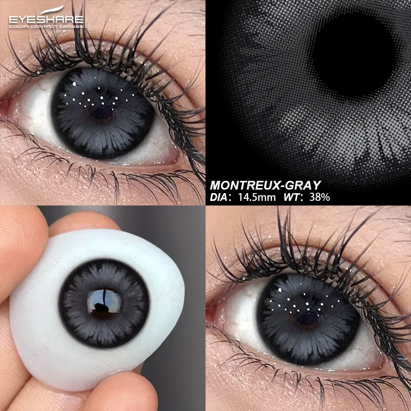 AMARA Cosplay lentilles de contact de couleur pour les yeux Anime yeux violets lentilles de contact
