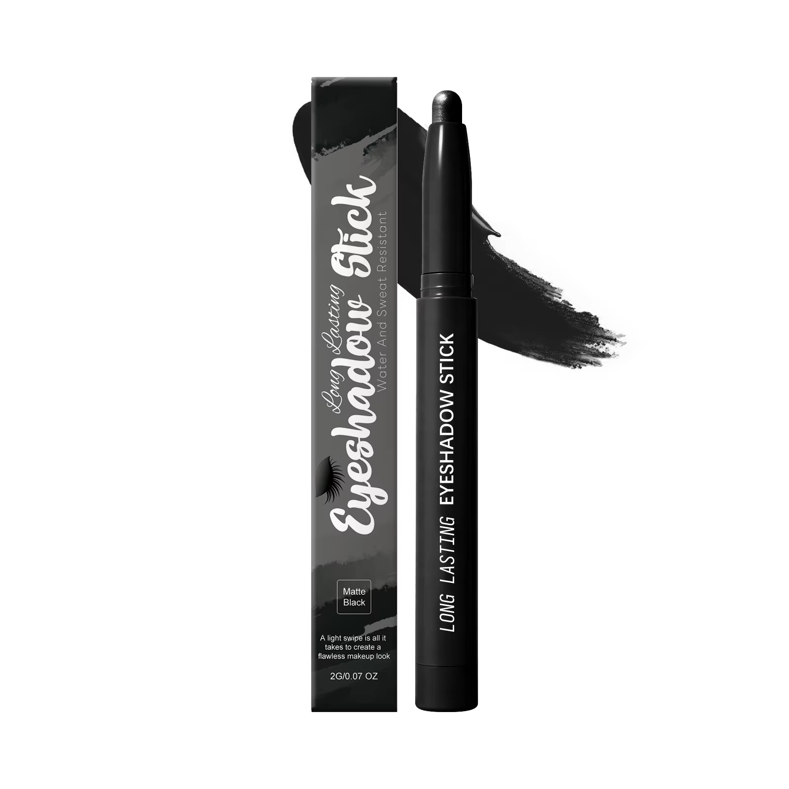 Crayon fard à paupières nacré longue tenue, fini scintillant, application facile, résistant à l'eau,