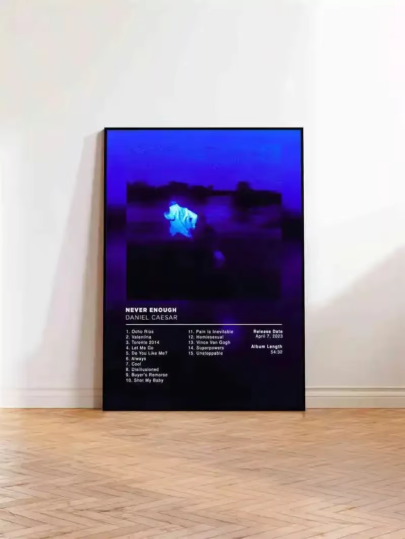 Affiches de rappeur Hip Hop Pop Daniel César, couverture d'album de musique, peinture sur toile, aff