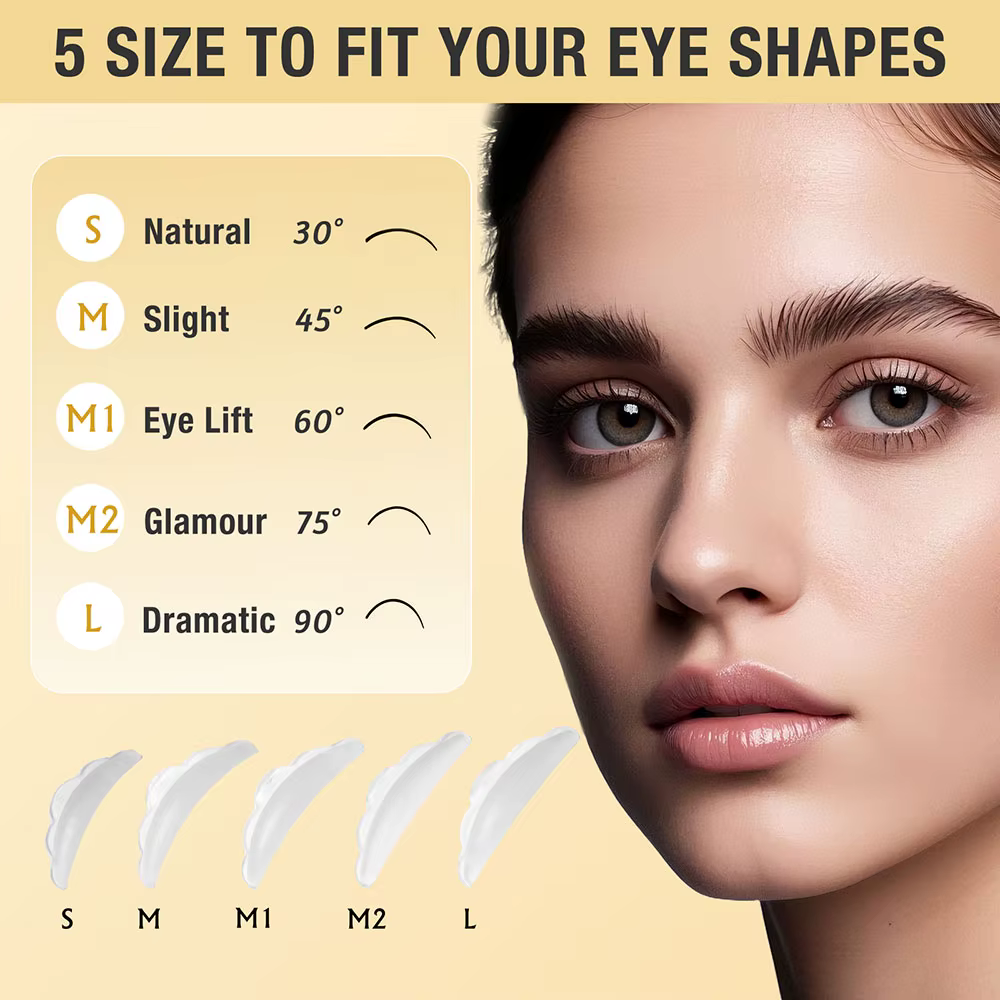 Kit de permanente pour cils et sourcils Gollee, permanente pour cils, kit de lifting des cils semi-p