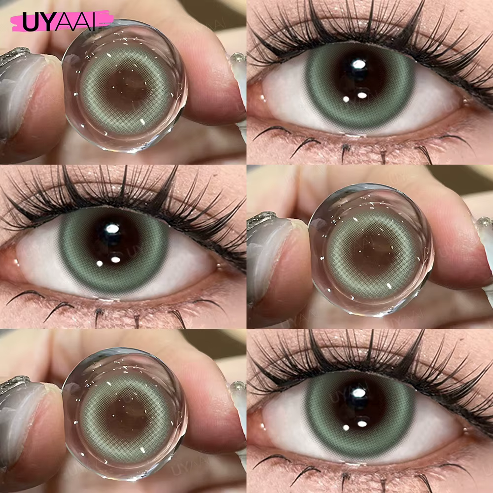 UYAAI maquillage de Contact coloré lentilles pour les yeux marron naturel série Lovesick cosmétiques