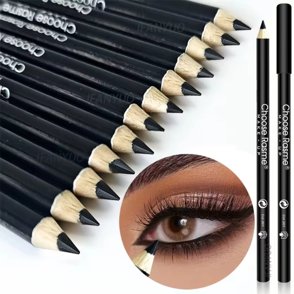 Crayon Eyeliner imperméable pour débutant, Texture lisse, crayon à sourcils hautement pigmenté et lo