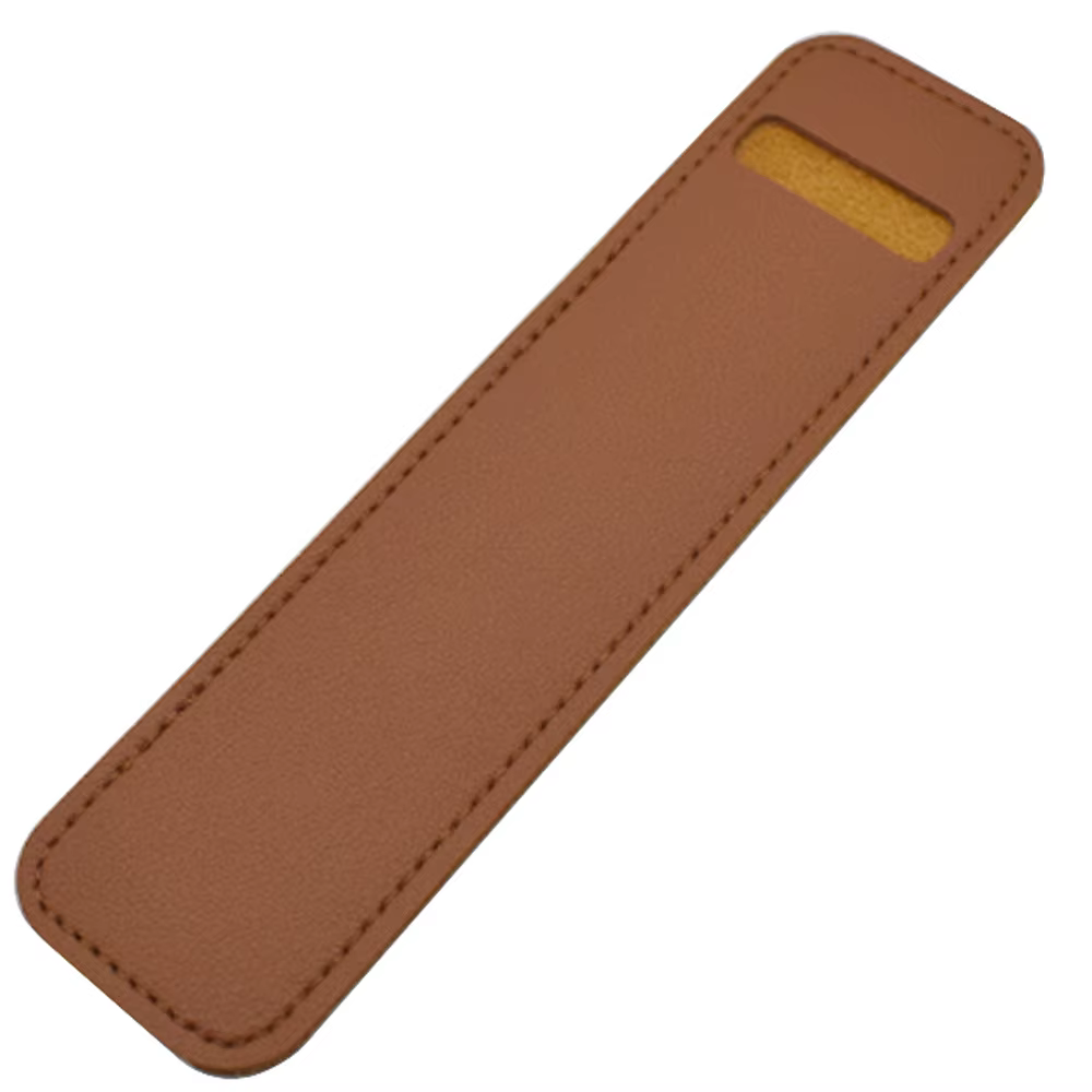 Poudres de stylo pour stylo à bille et stylo plume, étui à crayons en cuir PU souple, transport prat