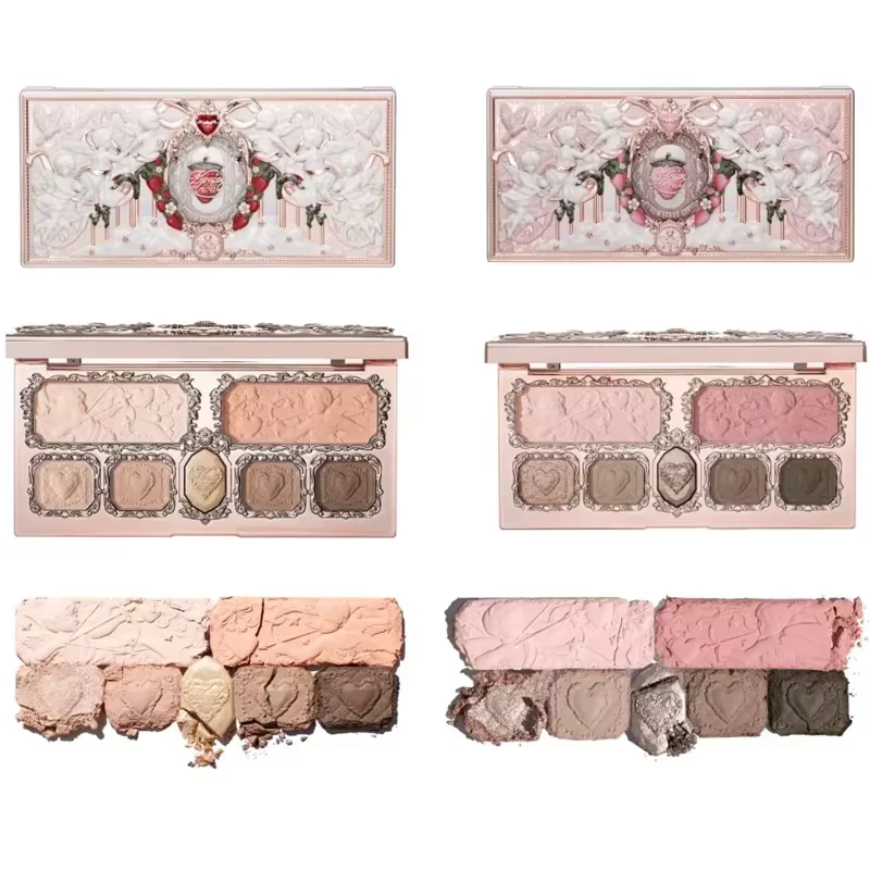 Flower Knows – Kit de maquillage tout-en-un, Palette professionnelle complète pour le visage, Blush,