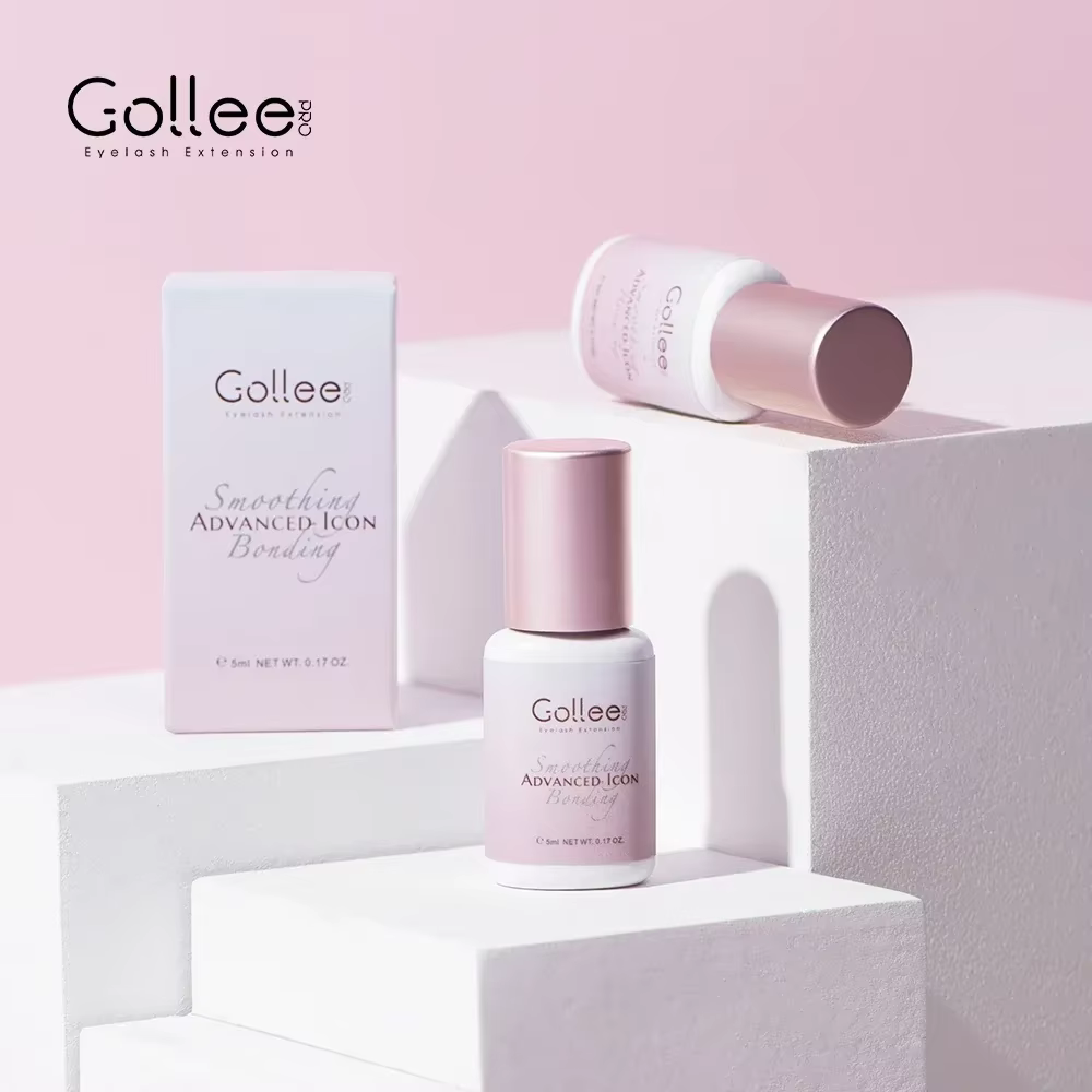 Gollee 10/12 pièces colle à cils gelée poudre colle 5ml Extension de cils Supplie outils de maquilla