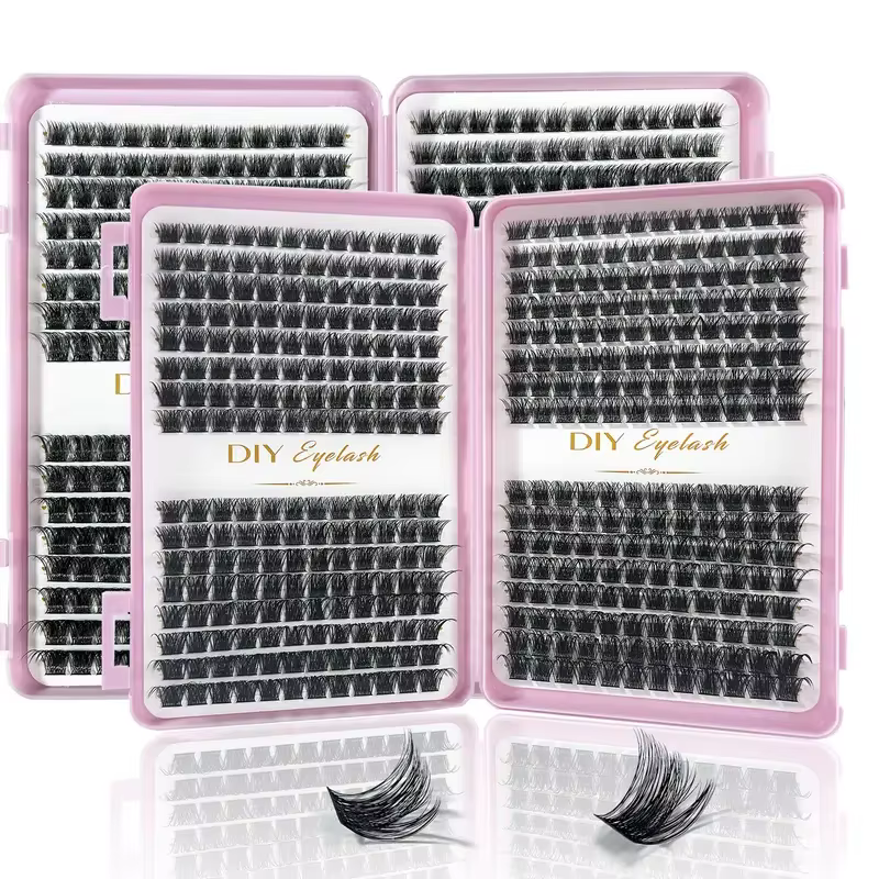 Kit d'extension de cils – Ensembles de cils individuels, D-Curl, plusieurs longueurs, inodore, facil