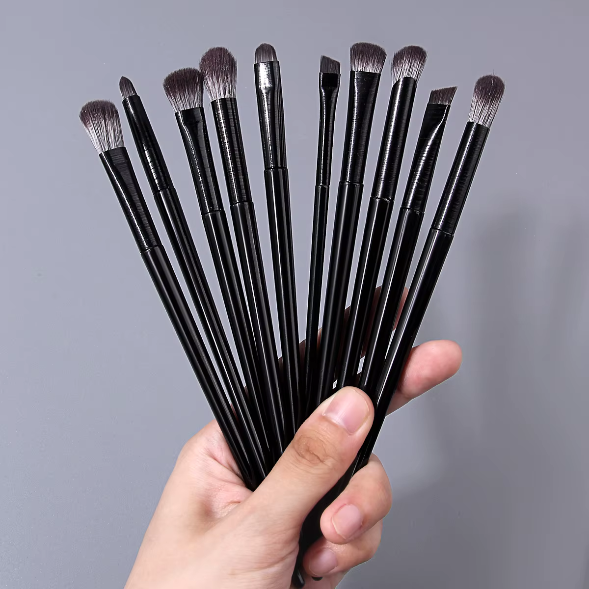 Ensemble de pinceaux de maquillage pour les yeux, professionnels, doux, pour le contouring, les fard
