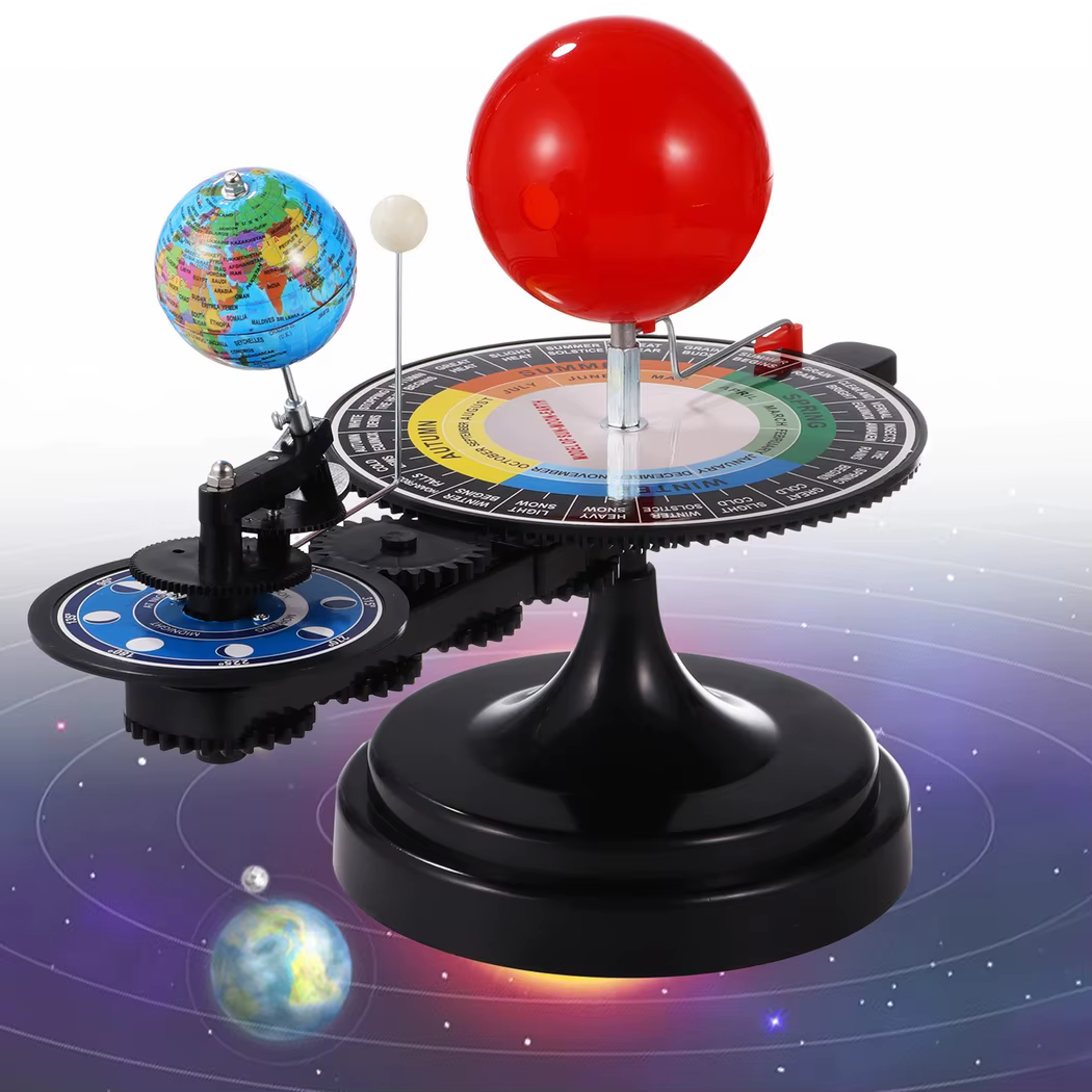 Kit de modèle de système solaire, modèle orbital soleil, terre, lune, modèle de planétarium éducatif