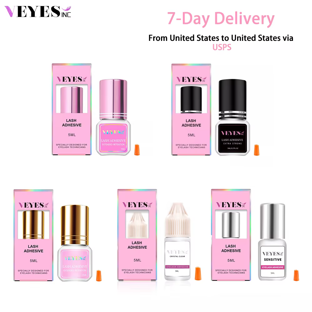 Veyes Inc – colle pour Extensions de cils, 5ml, 0.5 secondes, séchage rapide, adhésif fort pour cils
