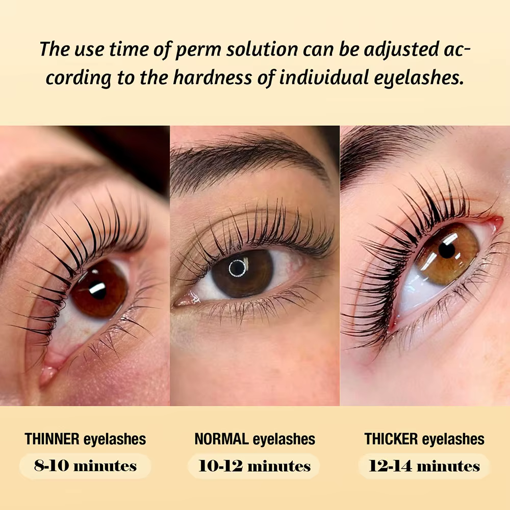 Kit de permanente pour cils et sourcils Gollee, permanente pour cils, kit de lifting des cils semi-p