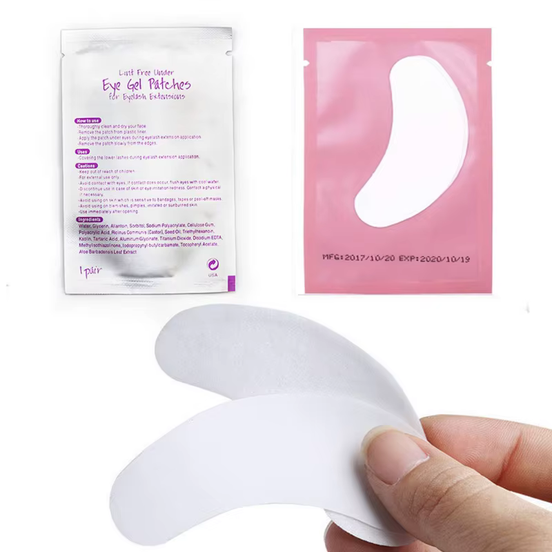 50 paires de patchs pour les yeux extension de cils sous les cils faux cils autocollants fournitures