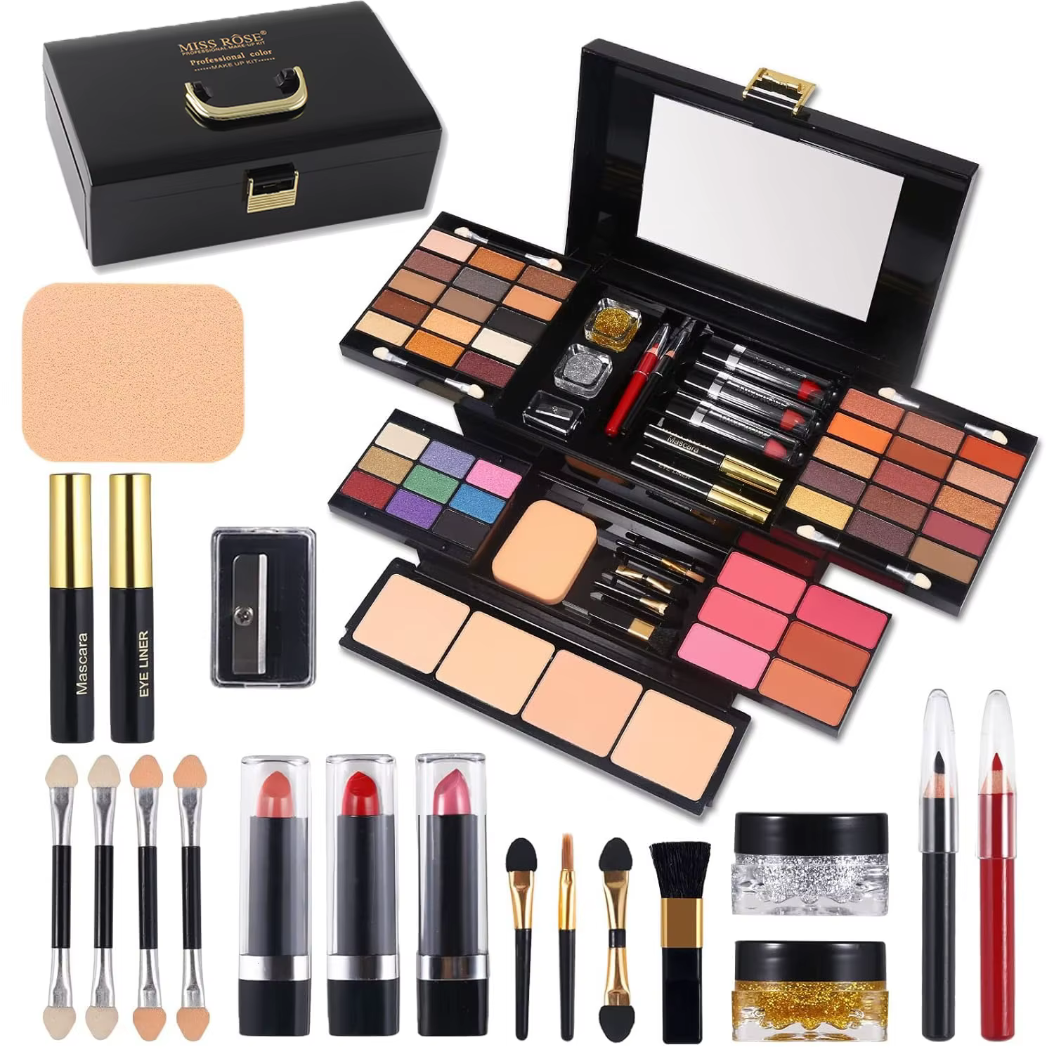 Maquillage professionnel Color Spirit - Ensemble complet pour les artistes et les amateurs de beauté