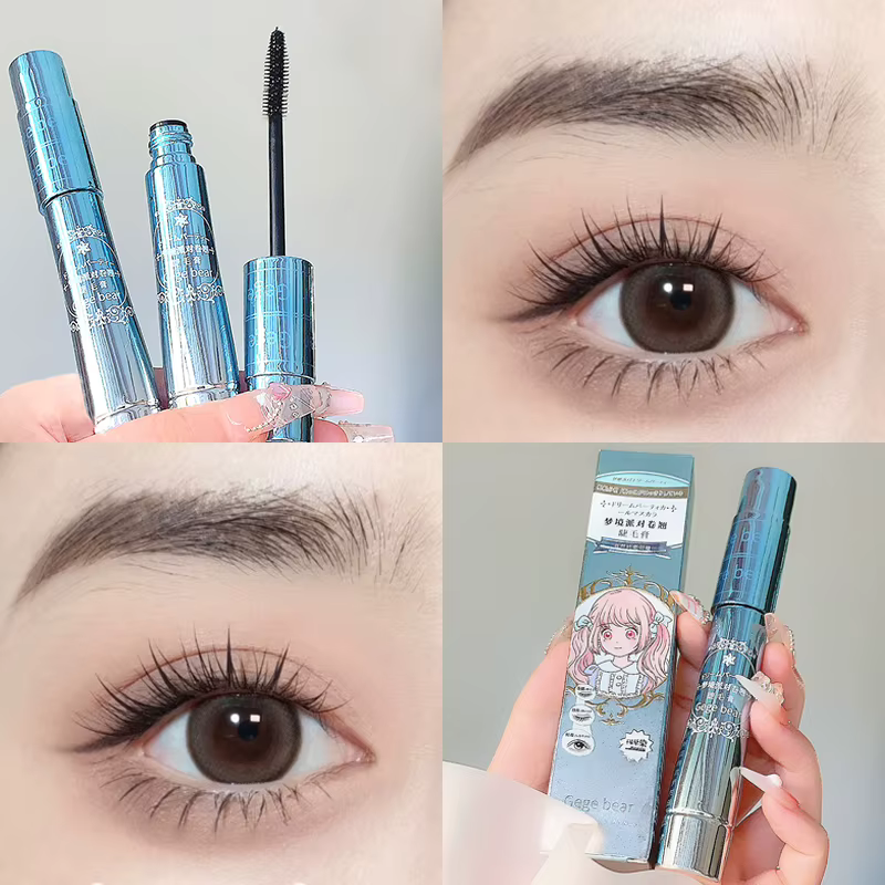 L'étui à mascara à base de fibres est imperméable, fin et long, pas facile à tacher et à allonger. C