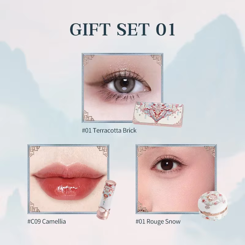 Ensemble de maquillage Flower Knows Butterfly Cloud Collar Collection Coffret cadeau de maquillage c