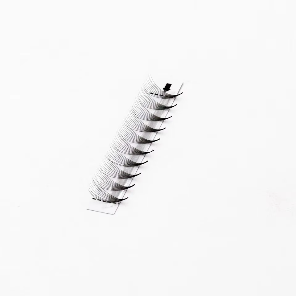 AGUUD-Extensions de cils préfabriquées, 10 plateaux/lot, volume russe, super éventails, aiguille, ti