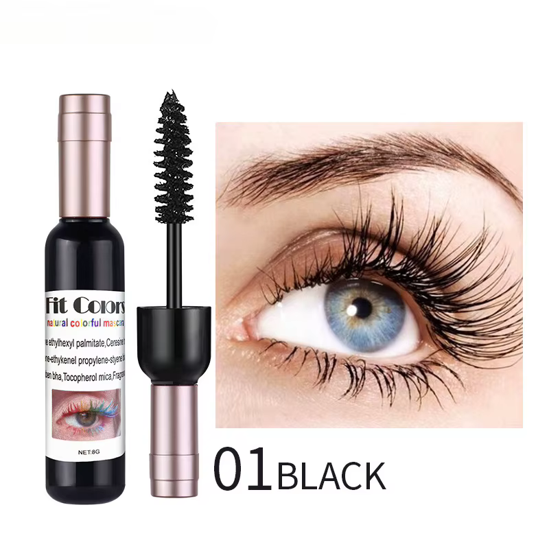 Mascara imperméable, 6 couleurs, Volume supplémentaire, livraison gratuite, cosmétiques coréens, pro