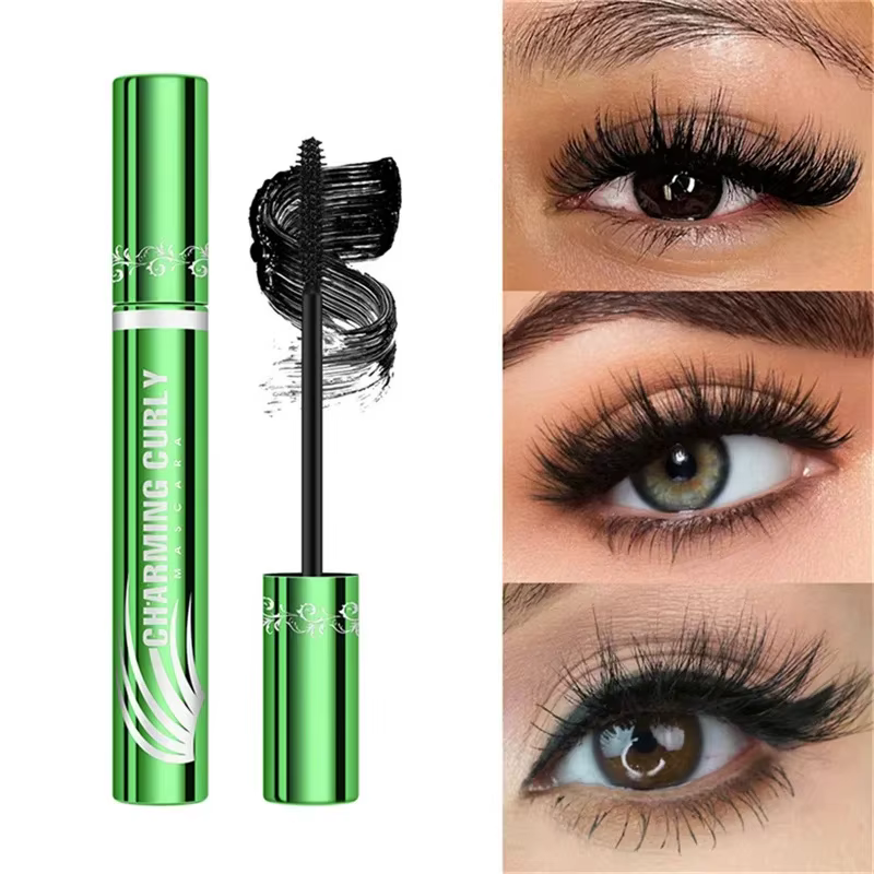 Mascara allongeant les cils, imperméable, longue durée, soyeux, Extension de cils noirs, maquillage,