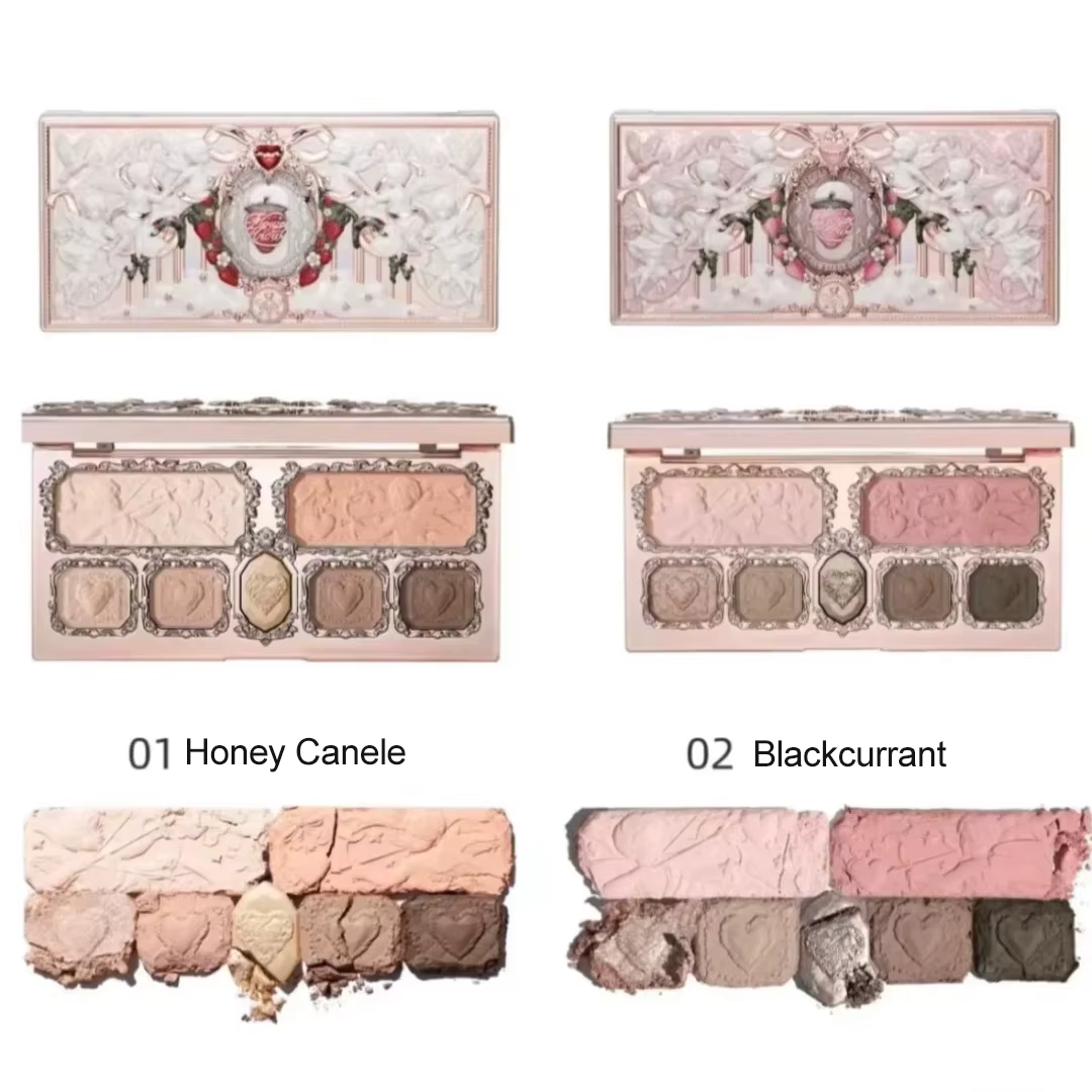Flower Knows maquillage cygne Ballet fard à paupières Palette naturel nu mat miroitant fraise Cupido