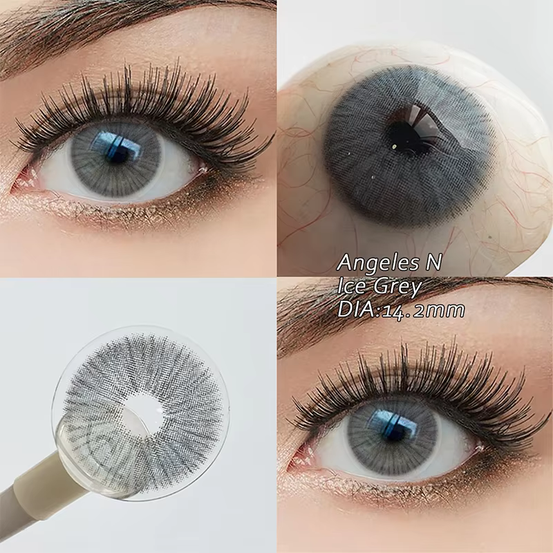 KSSEYE 1 paire de lentilles de contact colorées de haute qualité avec correction pour les yeux, séri