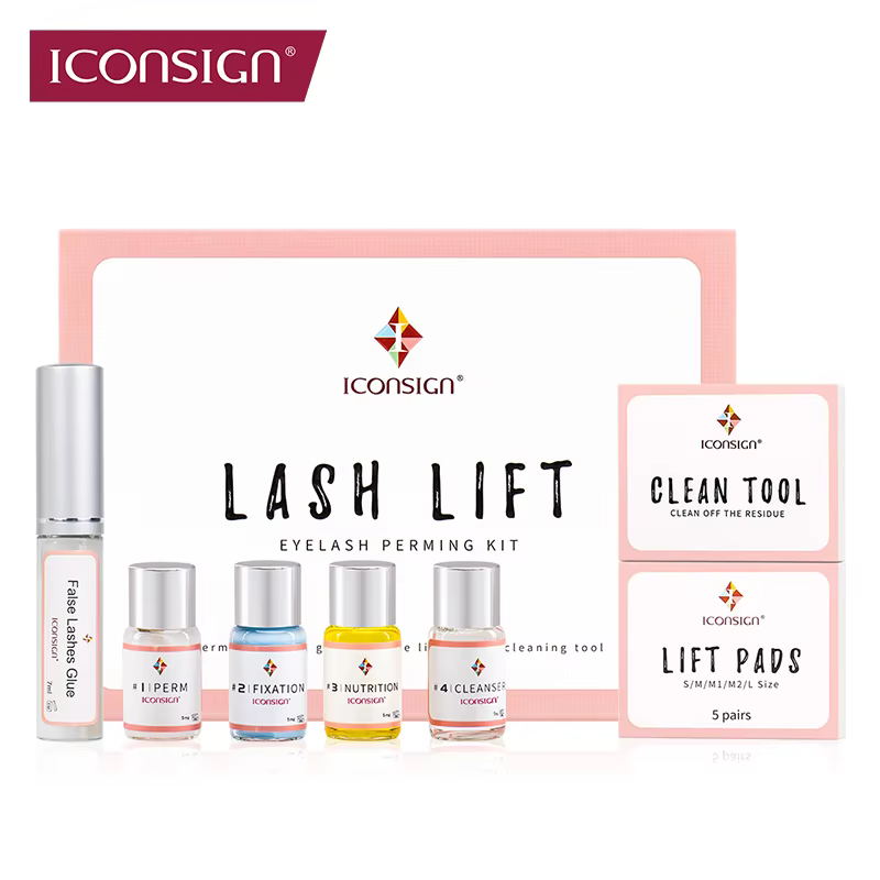 ICONSIGN Kit de levage de cils Lifiting rehausseur de cils Kit de levage Salon de cils Perm yeux maq