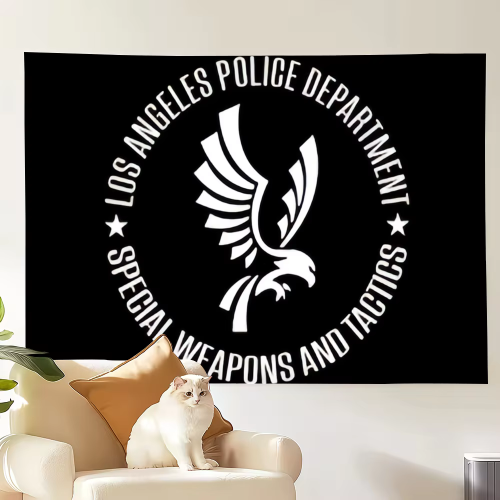 Lapd Swat série télévisée drapeau SWAT décoration Art pique-nique fête maison suspendue Camping fête