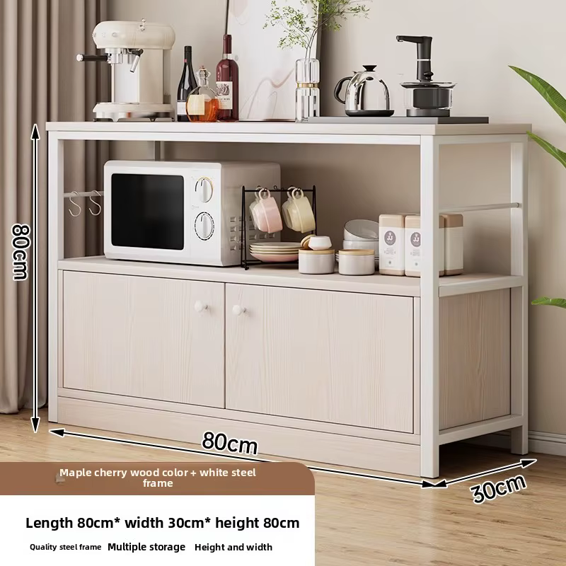 Étagère de cuisine du sol au plafond, casier pour four à micro-ondes, armoire de rangement murale in