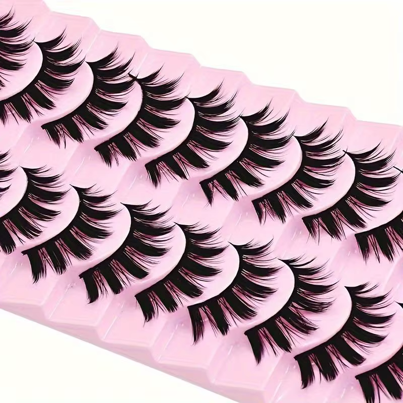 Outils de maquillage épais pour les yeux, 2 boîtes de 20 paires d'extensions de légumineuses et de p