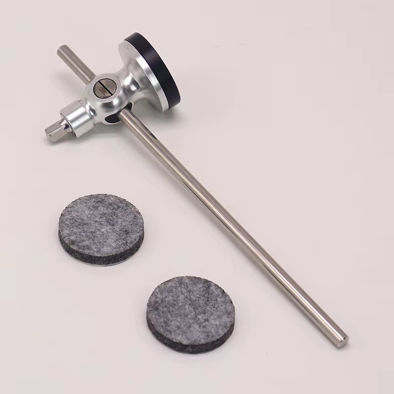 Batteur à pédale de grosse caisse réglable, tête de marteau en alliage d'aluminium, accessoires pour