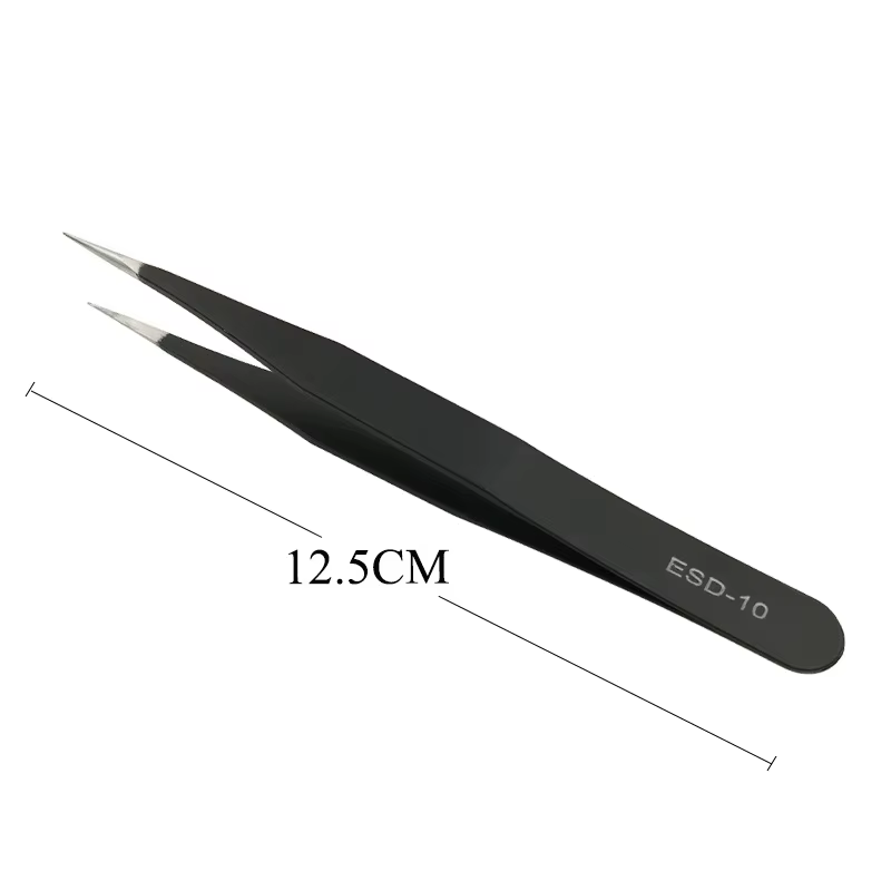 Pinces à cils pour extensions, outils de maquillage beauté pour la pose de cils, pinces mates pour c
