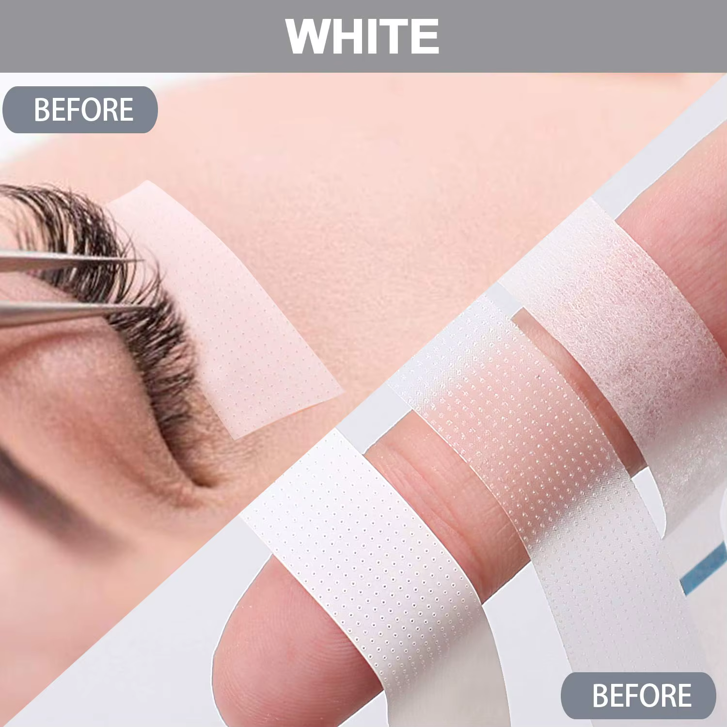50 rouleaux de ruban isolant japonais pour Extension de cils, non pelucheux sous les coussinets pour