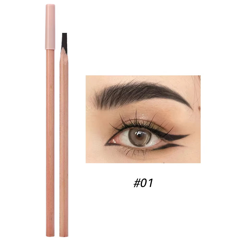 Crayon à sourcils en bois Microblading, résistant aux taches, Eyeliner longue durée, naturel, doux e