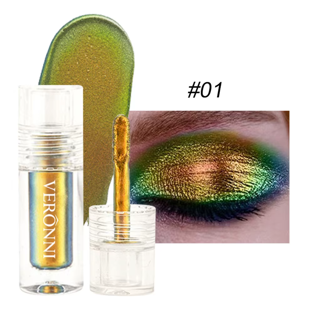 Fard à paupières liquide caméléon à Pigments chromés, brillant, longue durée, Multichrome, haute, ma
