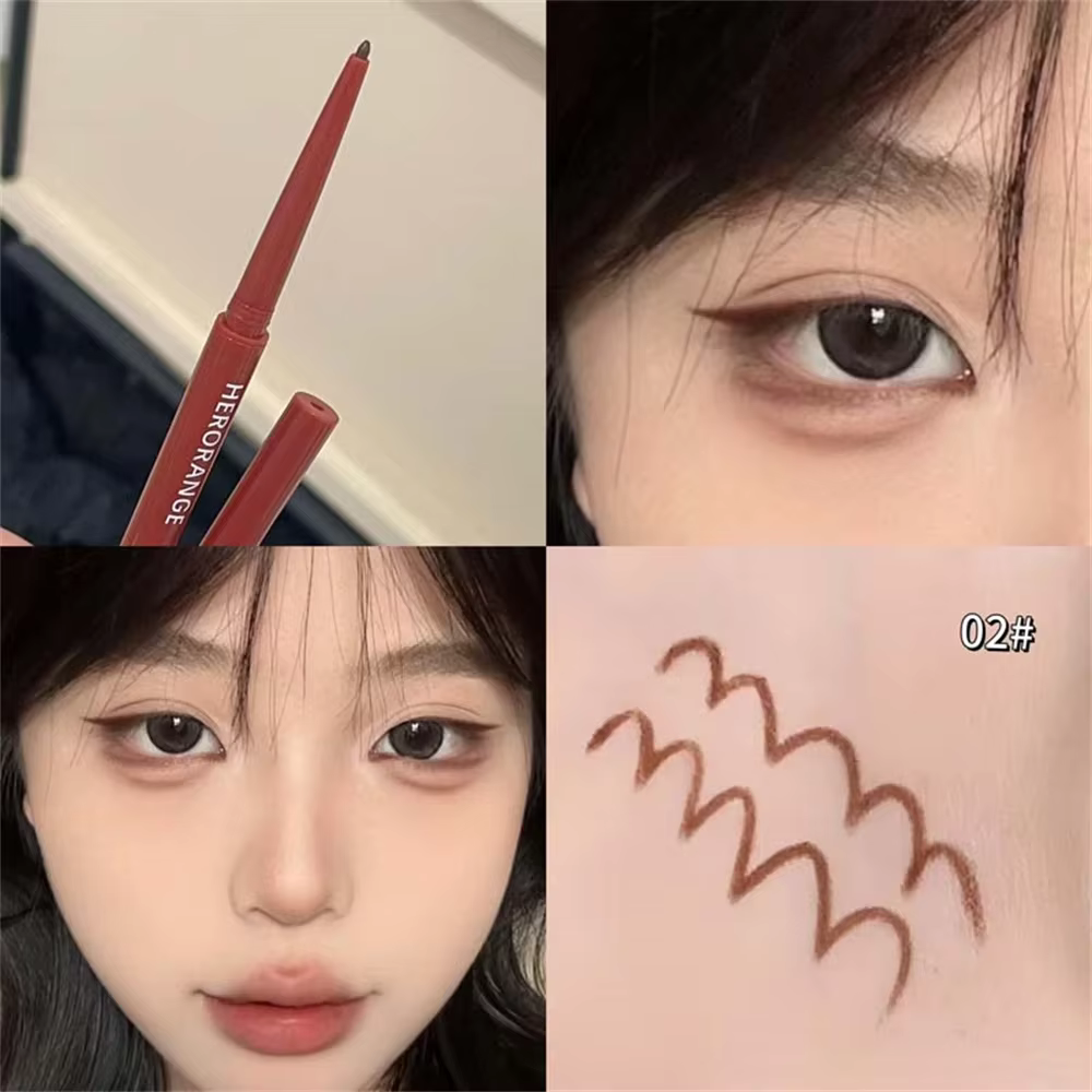 Stylo Gel Eyerelinr Ultra fin, 12 couleurs, imperméable, mat, éclaircissant, couché, ver à soie, séc