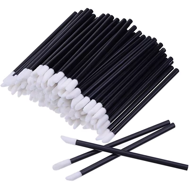 wholesale 50/100 pièces brosse à cils jetable applicateur de Mascara baguette yeux lèvres cosmétique