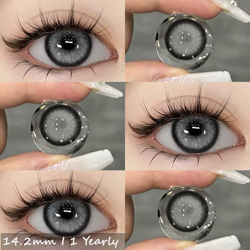 EYESHARE-Lentilles de Contact Colorées pour les Yeux, Marron, Bleu, Gris, Coréen, à la Mode, Annuel,