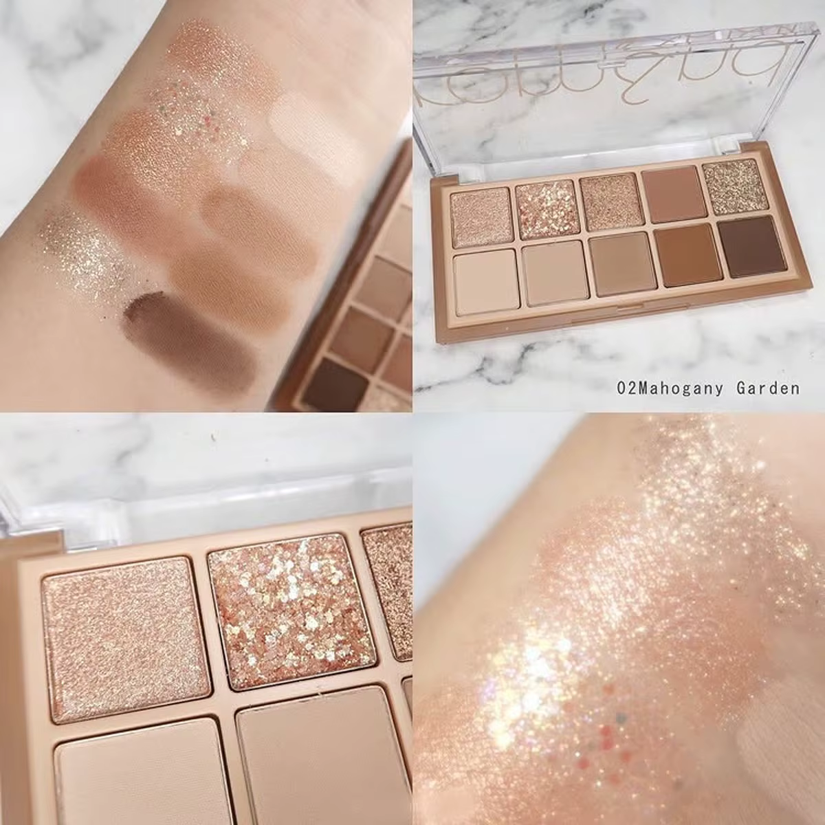 rom&nd BETTER THAN PALETTE, texture de poudre fine, pigmentation longue durée, maquillage de luxe, c