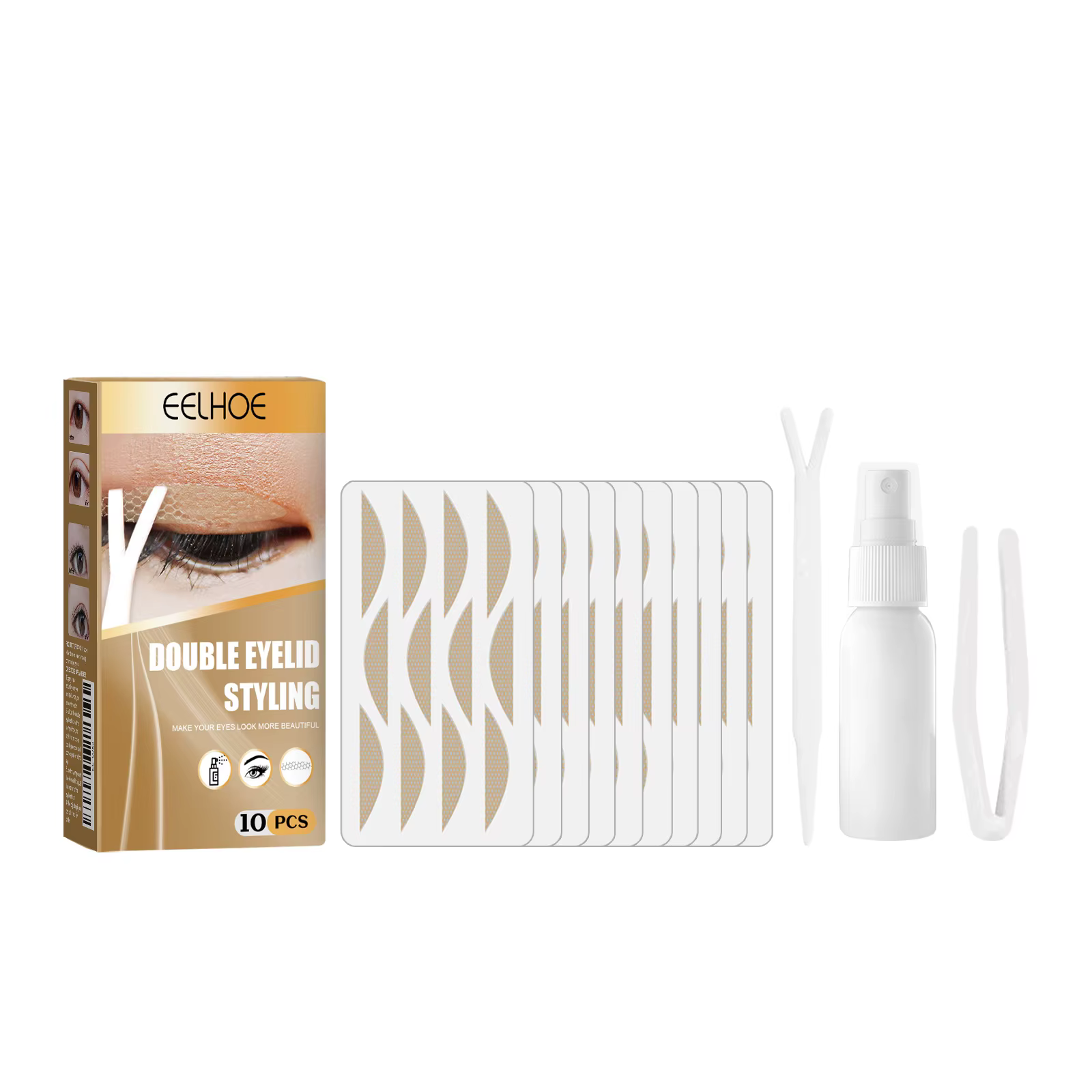 Ruban adhésif Double paupière Invisible pour grands yeux instantanés, adhésif Double face imperméabl