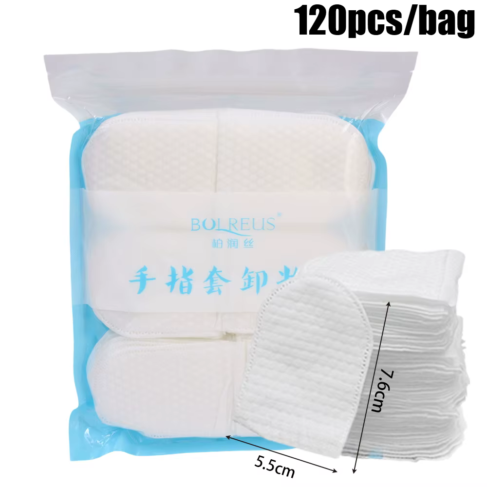 Tampons de coton démaquillants jetables, 120 pièces, insertion manuelle, accessoires de maquillage, 
