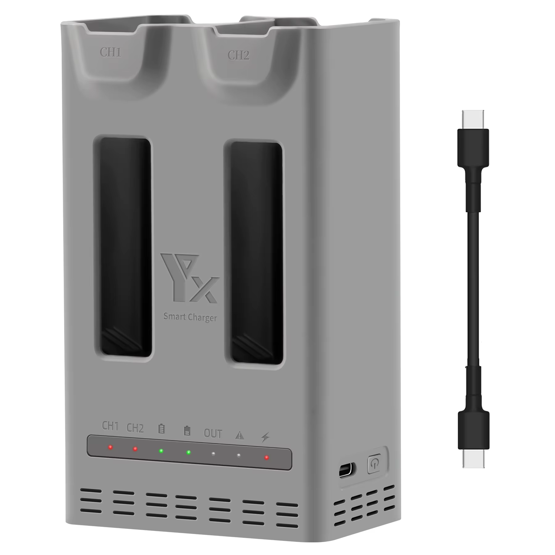 Hub de charge rapide 3 ports 100W, base de charge intelligente pour batterie, accessoires pour drone