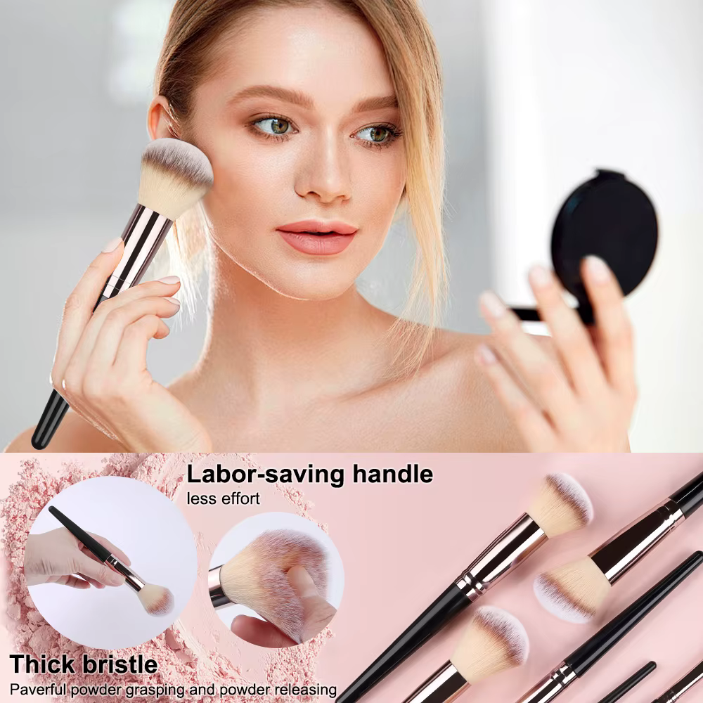 Ensemble de pinceaux de maquillage, 3 à 20 pièces, fond de teint, ombre à paupières, Blush, surligne