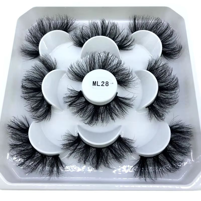 Nouveau 5 paires 8-25mm naturel 3D faux cils faux cils kit de maquillage vison cils extension vison