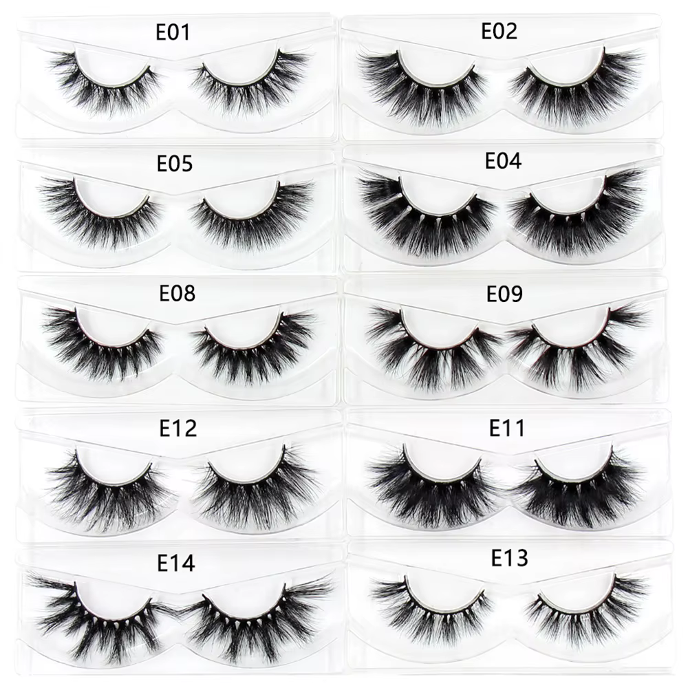 FOXESJI-Faux-cils en Vison Doux et Naturels, Vente en Gros, pour les Affaires