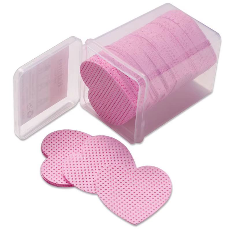 Lingettes en papier coton pour enlever la colle des cils, 200 pièces, lingette buccale de la bouteil