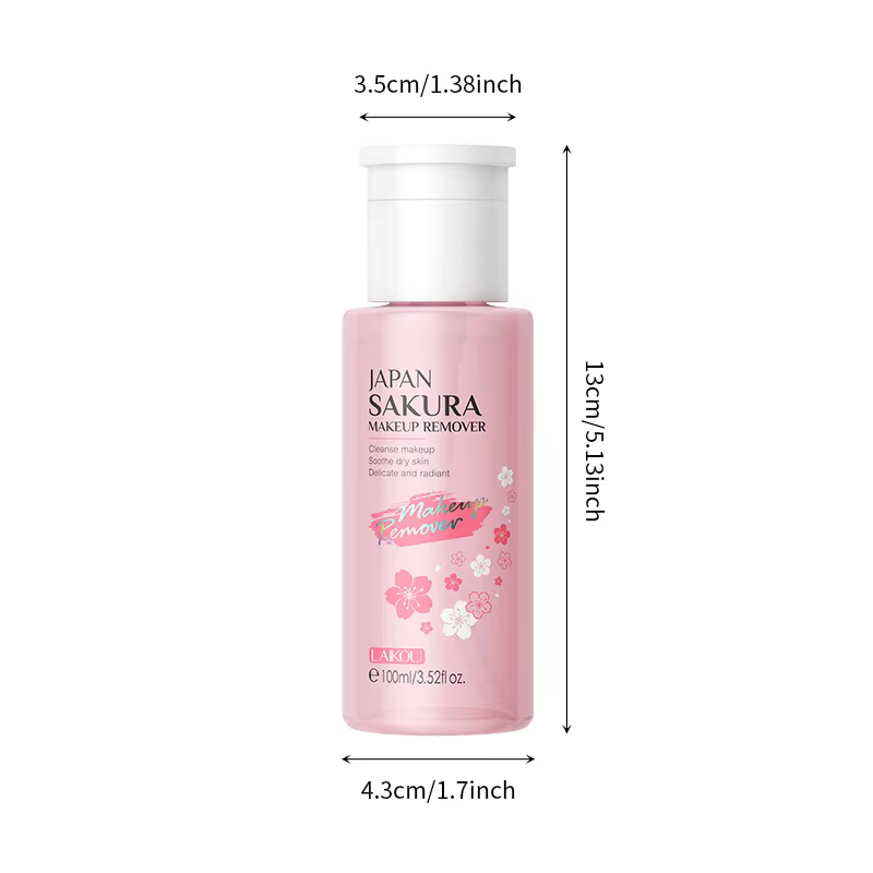 LAIKOU japon Sakura démaquillant nettoyage en profondeur visage sensible démaquillant doux Non irrit