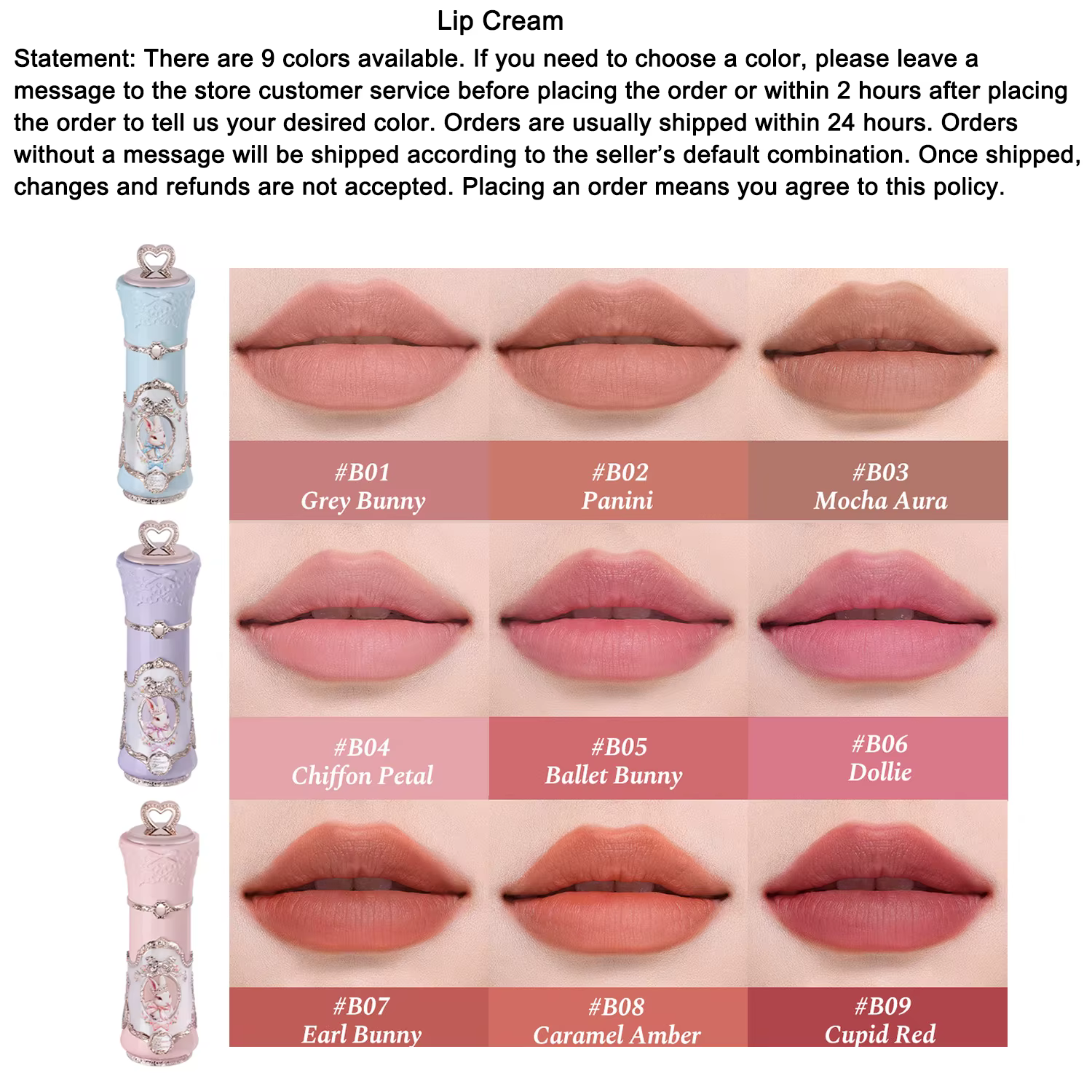 Coffret Flower Knows Strawberry Cupid Pink Pop Rouge à Lèvres Velours Mat Poudre Compacte Blush Liqu