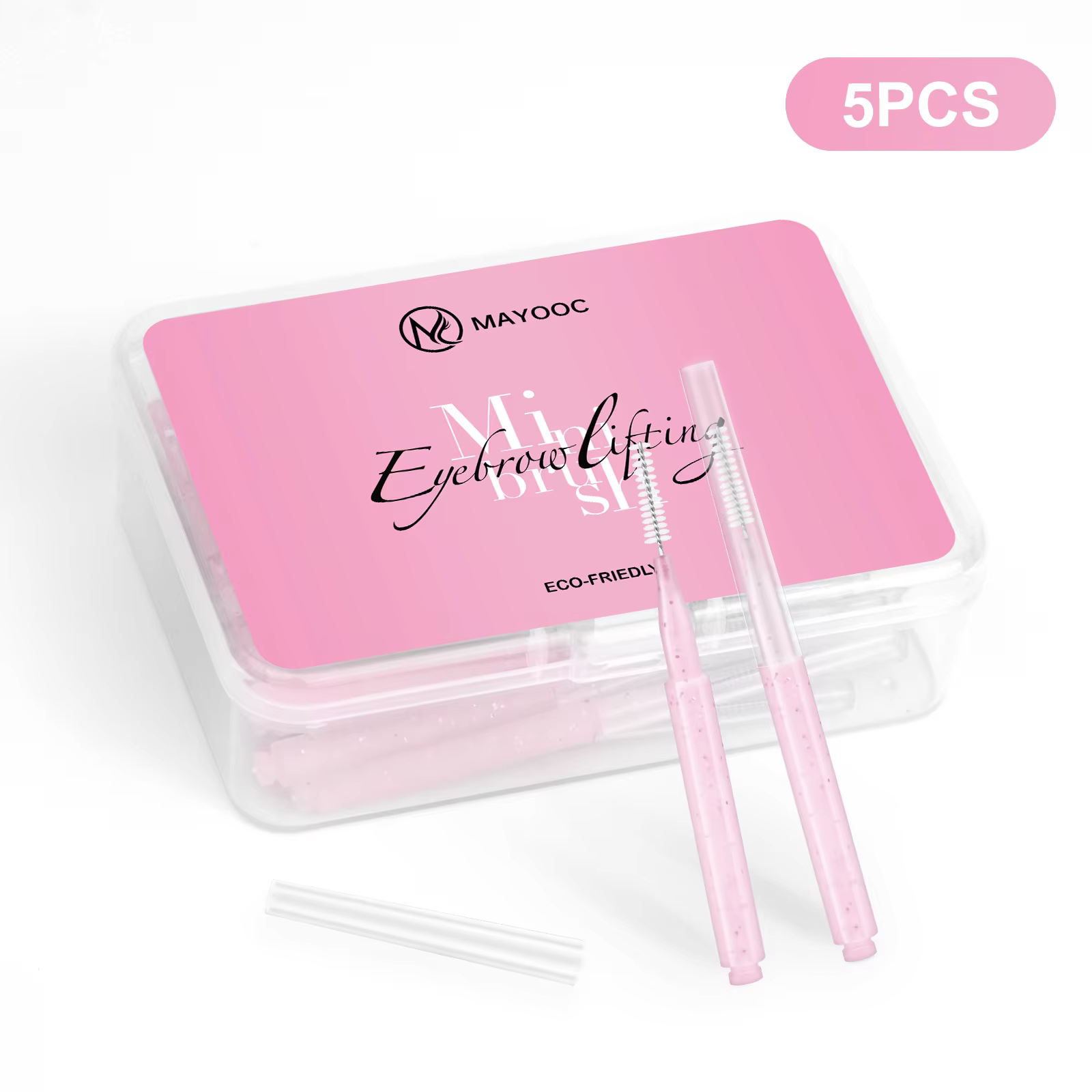 MAYOOC Mini brosse à sourcils brosse permanente à sourcils brosses de levage de sourcils jetables pl