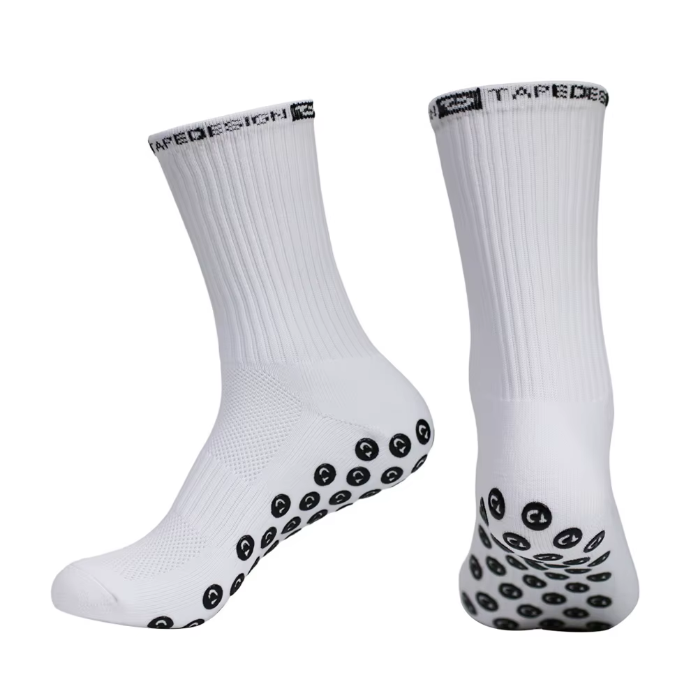 Nouvelles chaussettes de football pour hommes et femmes, chaussettes de sport antidérapantes avec se