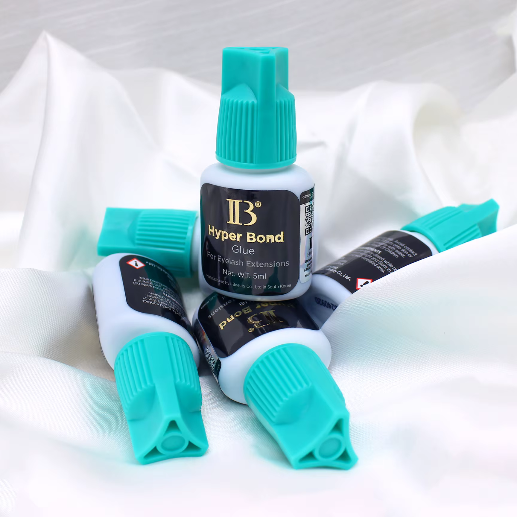 IBeauty – bouchon Cyan Hyper Bond, 5 bouteilles, fournitures pour Extensions de cils, colle, outils